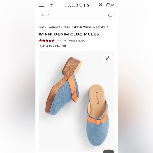 Talbots size 6 clog - Picture 9 of 9